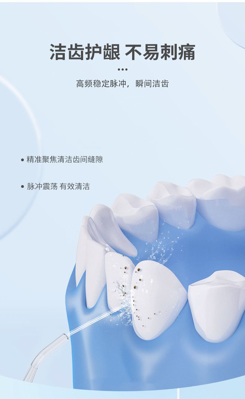 Electric Oral Irrigator with Removable Water Tank