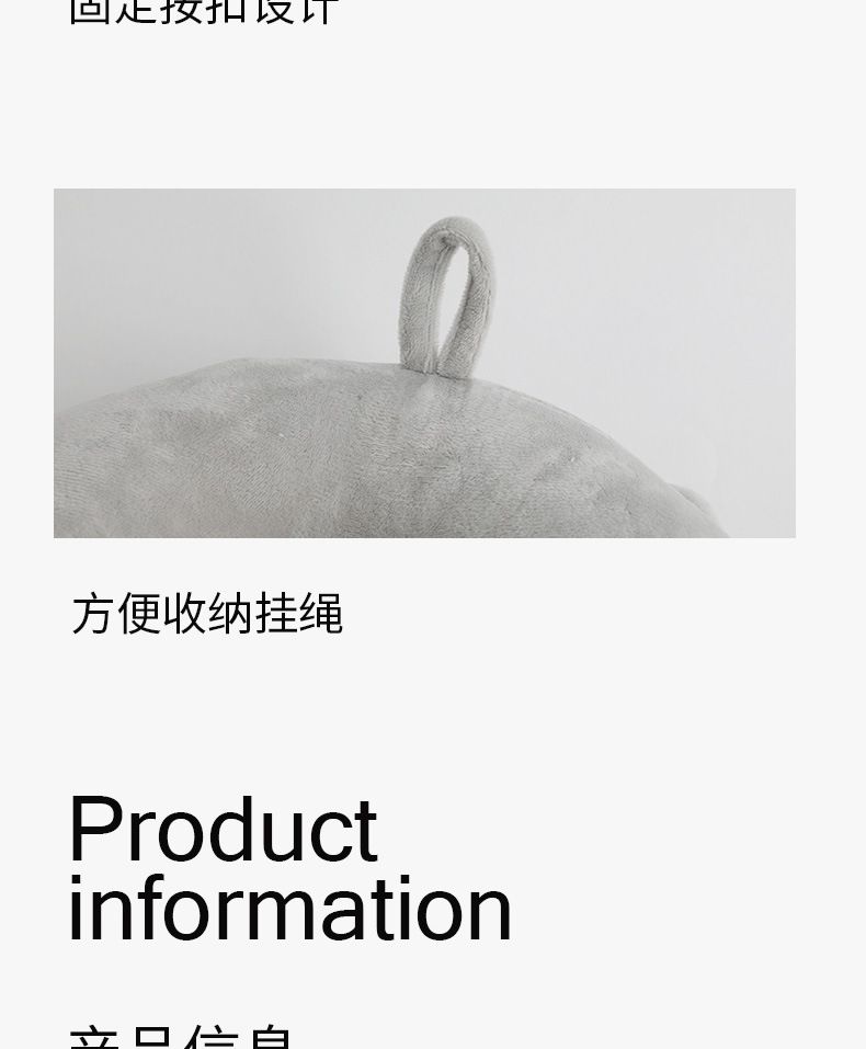 Camel hump U-shaped neck support pillow PP cotton