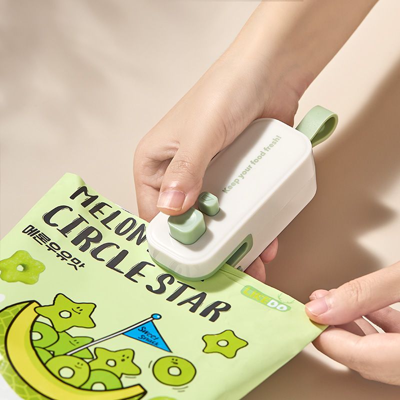 Mini tragbarer Lebensmittel-Siegelapparat, Kunststoff, für Snacks