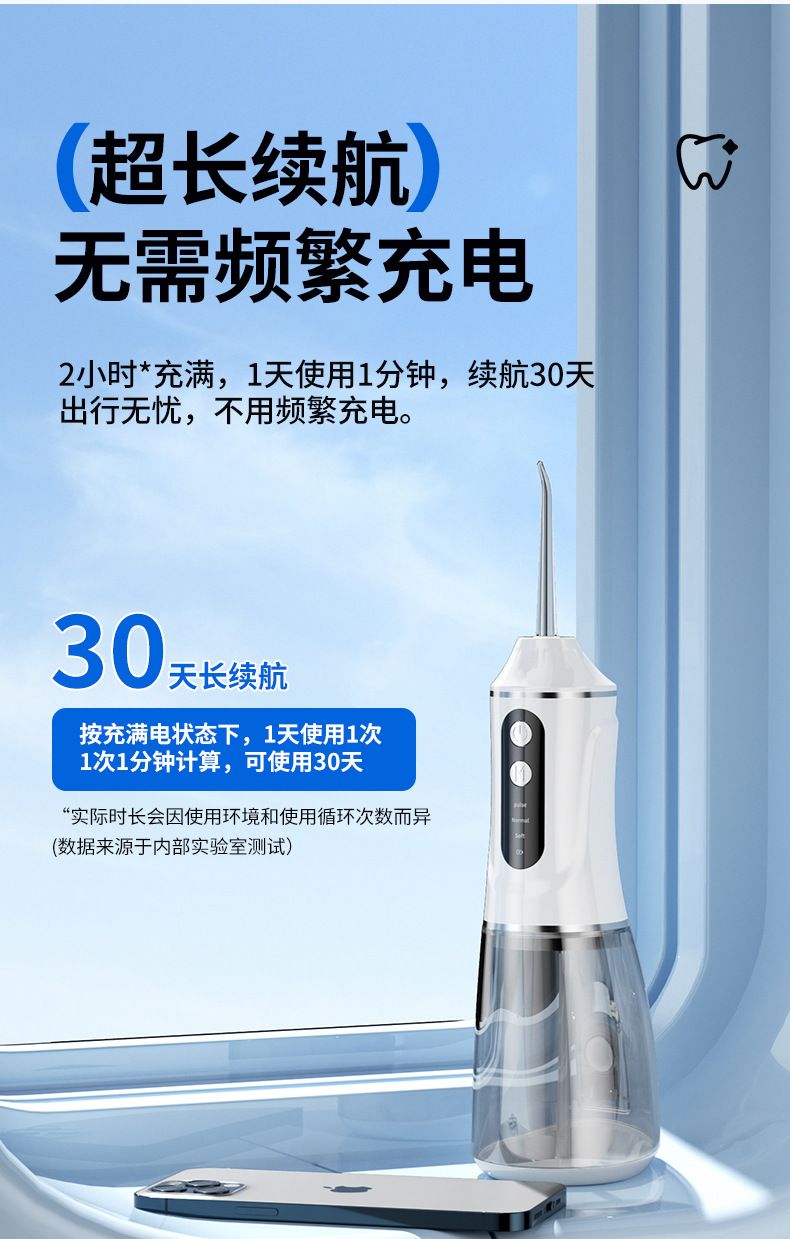 Portable Electric Water Flosser