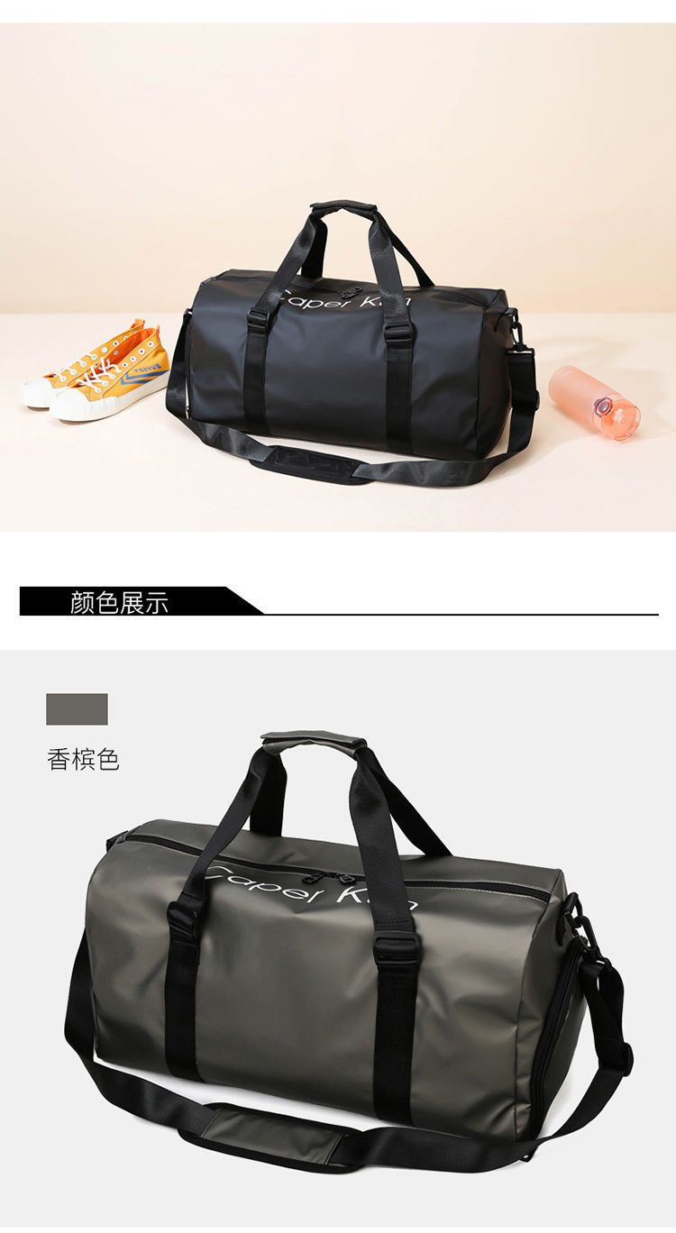 Sports backpack waterproof with dry-wet separation compartment