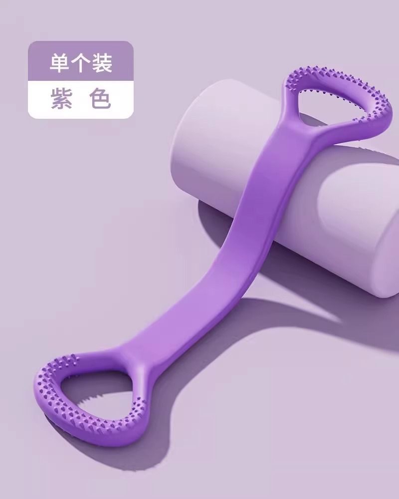高弹力八字拉力器健身减肥瑜伽辅助家用健身房开肩美背拉力弹力带