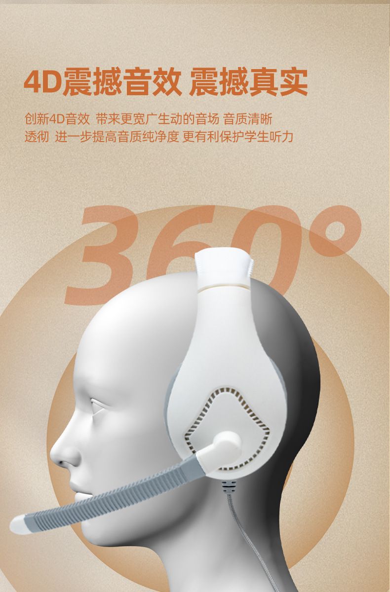 Wired Headphones with Microphone for Computer and Laptop