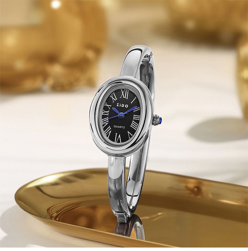 ZIDO Oval Women's Watch Rose Gold Luxury Design