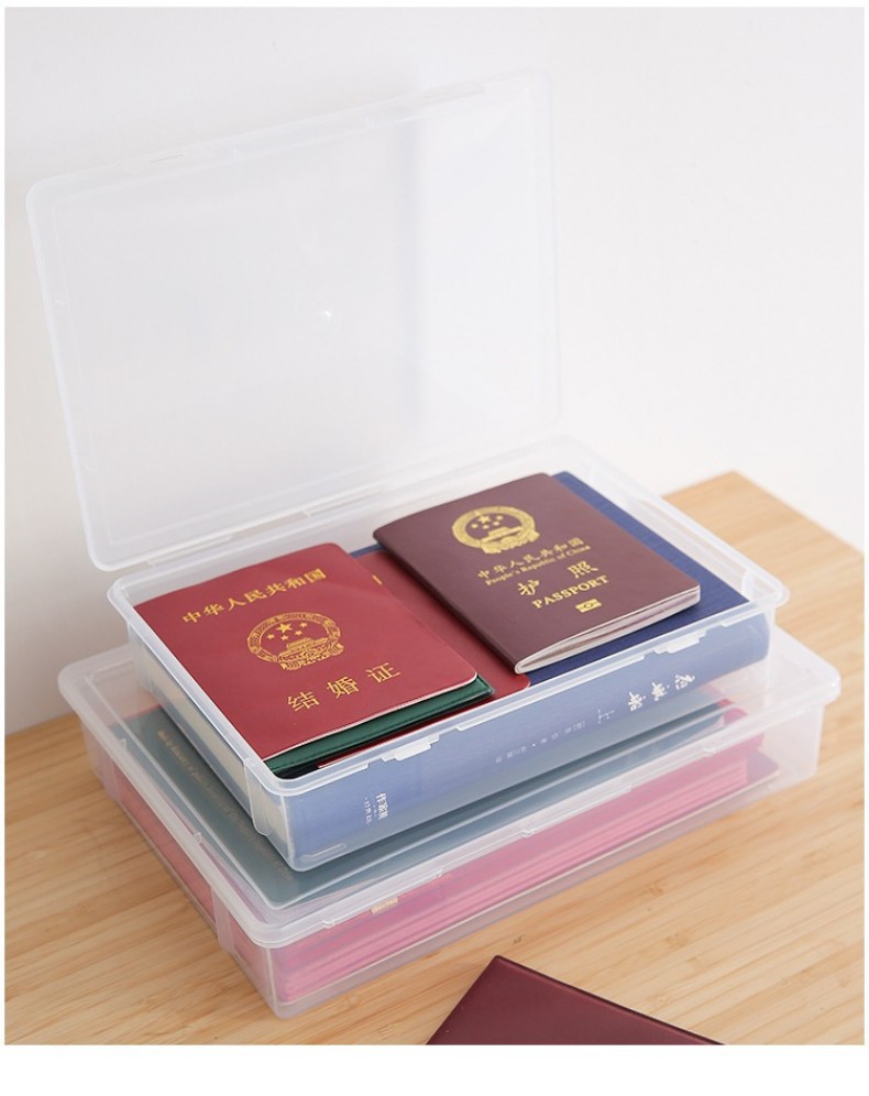Desktop Dustproof Document Storage Box A4