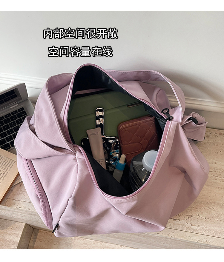 Soft Crossbody Tote Travel Bag, Waterproof Large Capacity