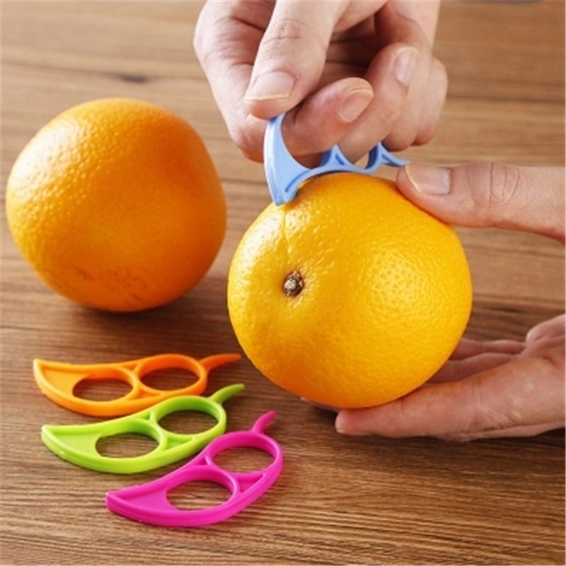 Orange peeler ring design plastic peeling tool