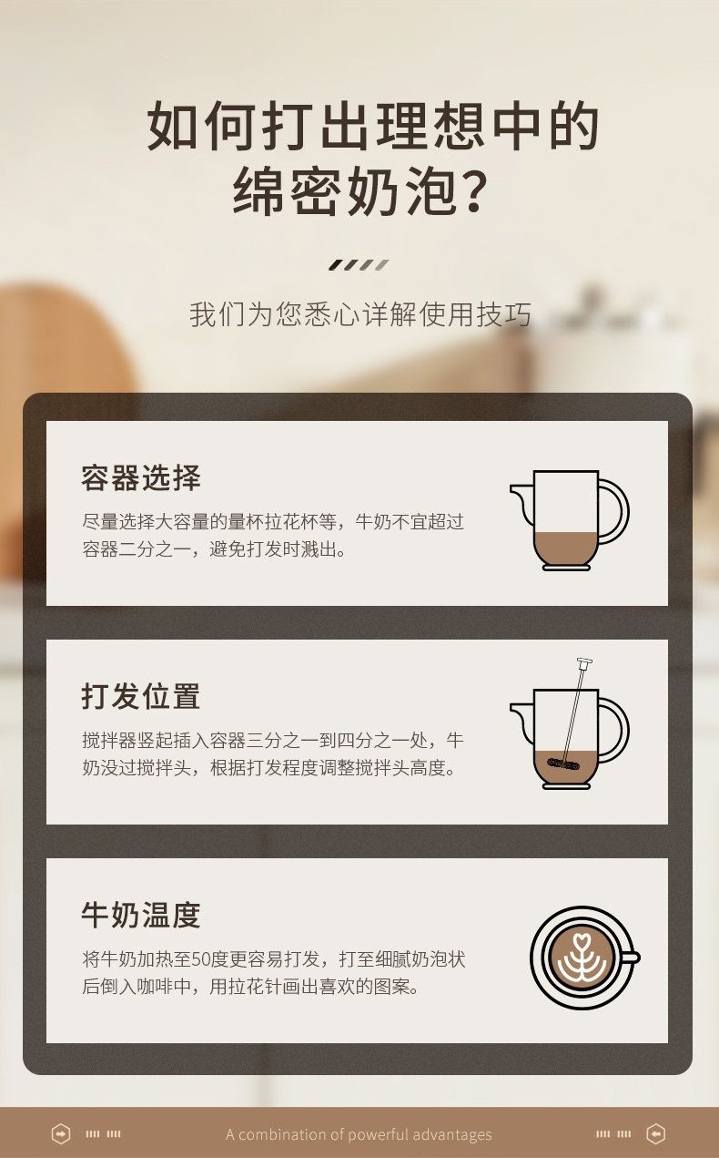 电动打奶泡器咖啡打泡器家用迷你牛奶搅拌器手持无线奶油打发器
