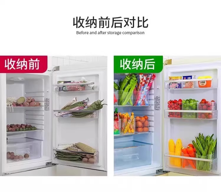 Refrigerator side storage box with wheels durable