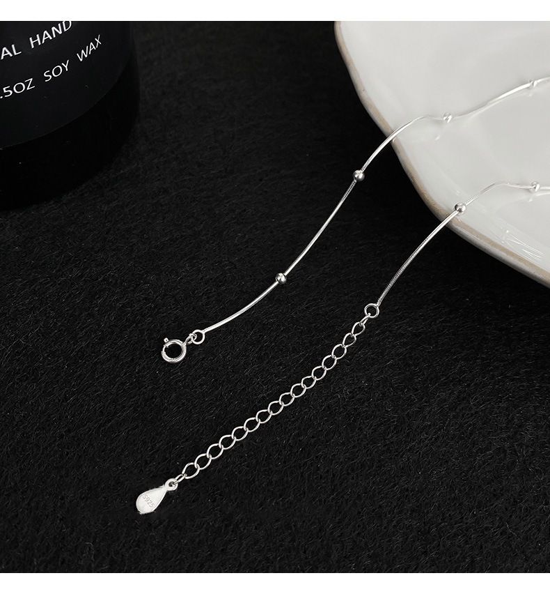 Freshwater pearl necklace, titanium steel, non-fading
