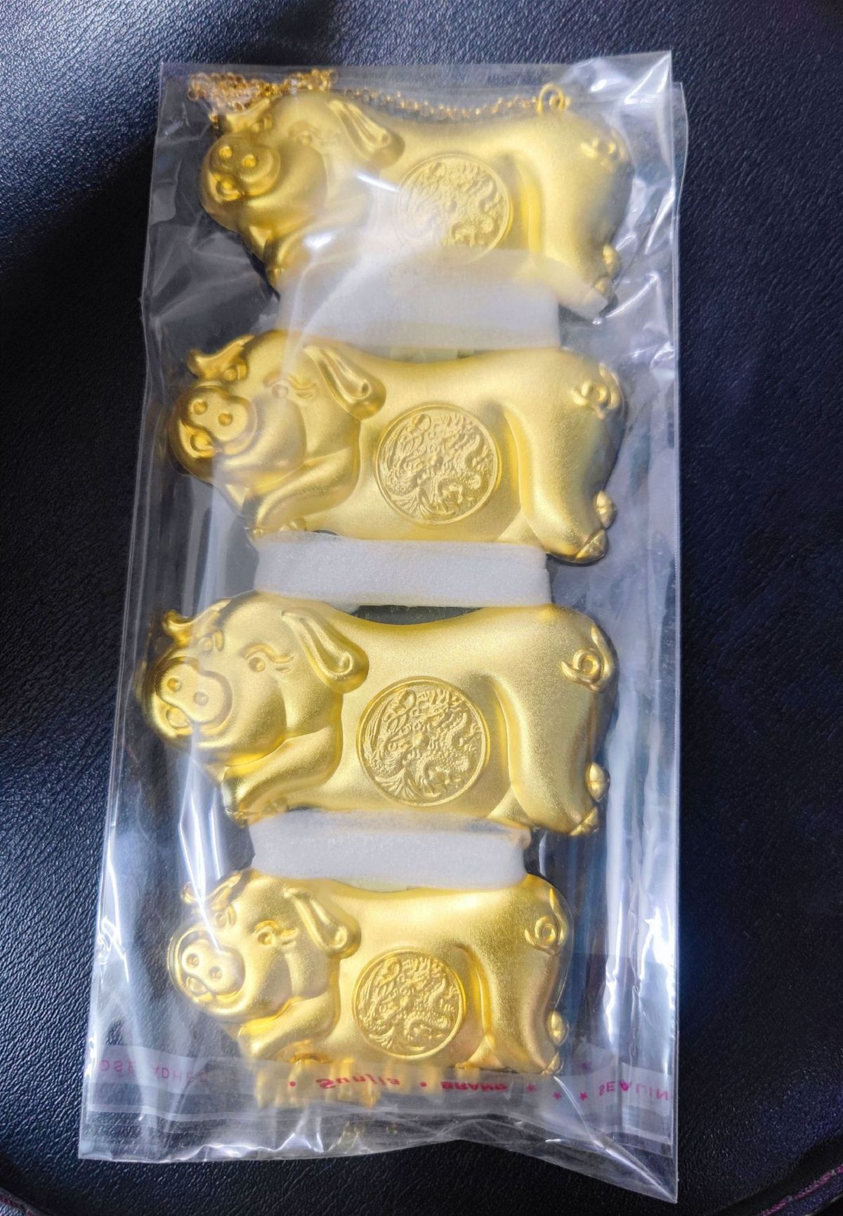 真金电镀结婚手镯开口宽版双喜龙凤镯子高仿金女新娘婚庆金猪吊牌