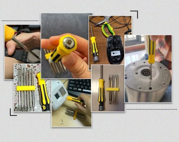 12 parçalı metrik tornavida seti, nikel alaşımı, manyetikli