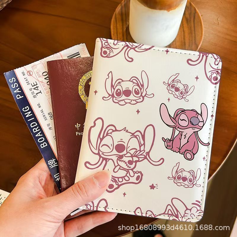 Stitch passport holder, multifunctional document case