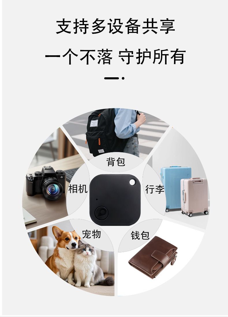 GPS pet tracker with Apple FindMy compatibility