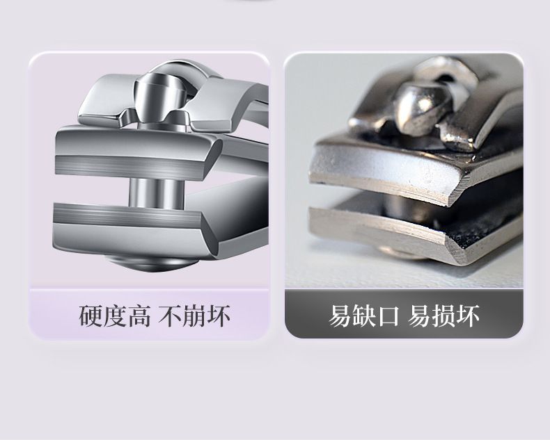 Four-piece nail clipper set for hard nails professional quality