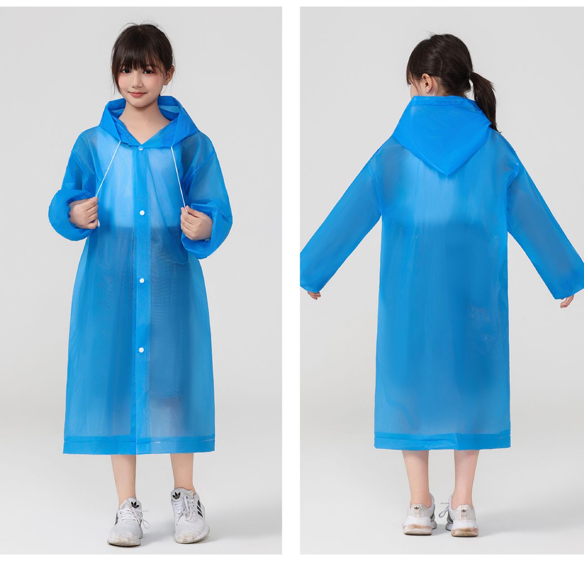 非一次性雨衣户外全身防暴雨男女款加厚成人儿童便携式穿登山雨披