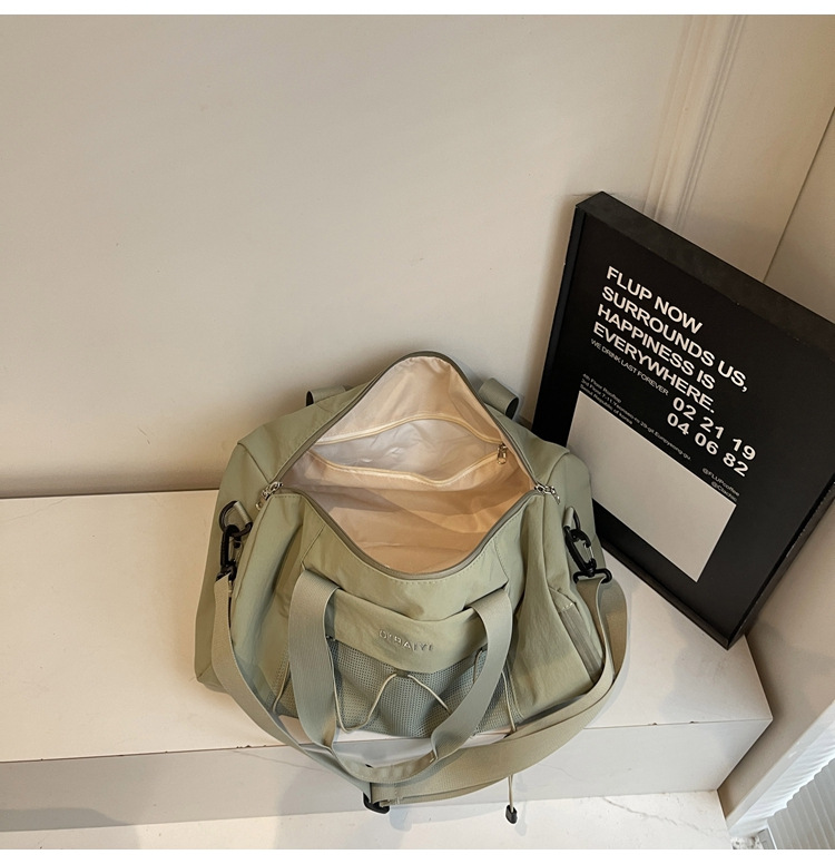 Dry-wet separation sports bag, yoga and travel, large capacity