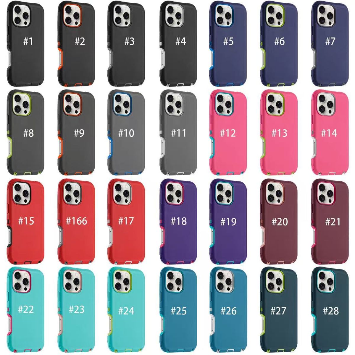 iPhone 18 Pro Max three-proof magnetic case, neutral colors