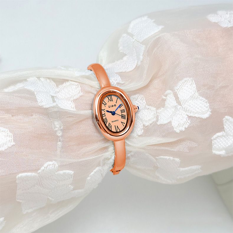 ZIDO Oval Women's Watch Rose Gold Luxury Design