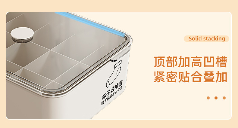Aufbewahrungsbox für Unterwäsche, 3-in-1 Organizer