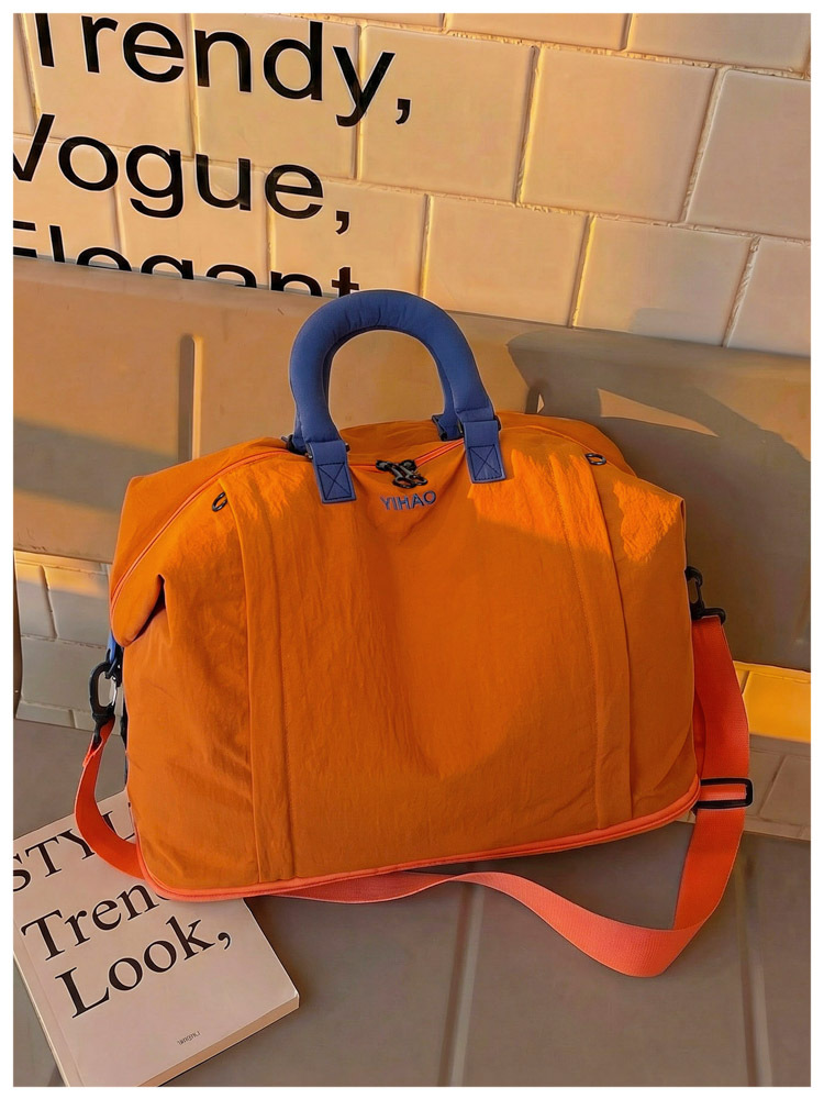 Nylon seyahat çantası, neme dayanıklı, ayakkabı bölmesi, 35L+