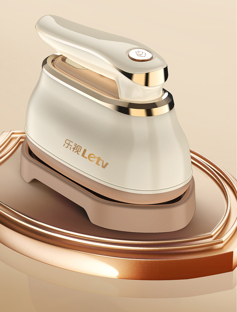 Electric iron with automatic steam function, portable for home and travel