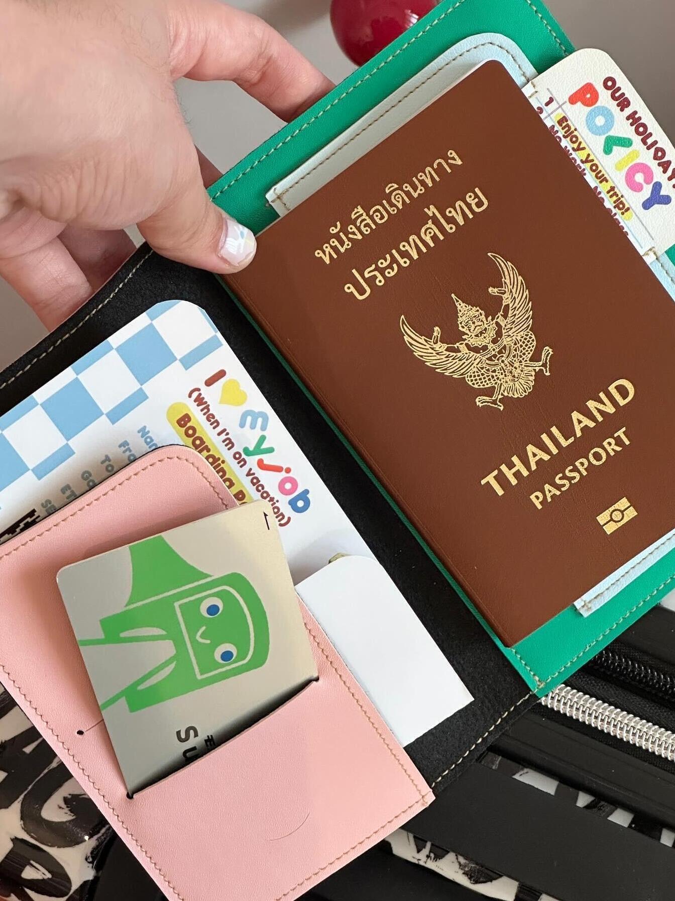 ONTC pasaport ve kart sahibi, çok fonksiyonlu seyahat çantası