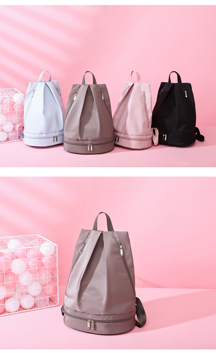 Fitness-Rucksack mit Schuhfach, Oxford-Gewebe