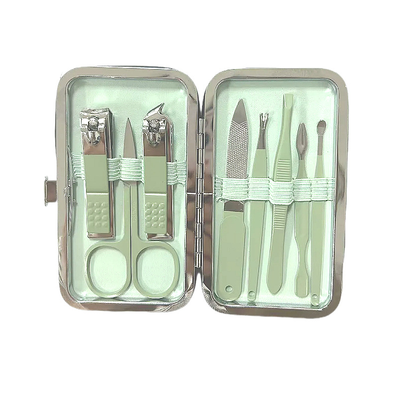 Nail care kit, 8-piece, multi-color, customizable