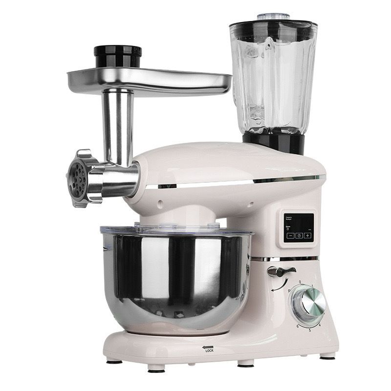 Multifunctional kitchen machine: dough, juice, meat