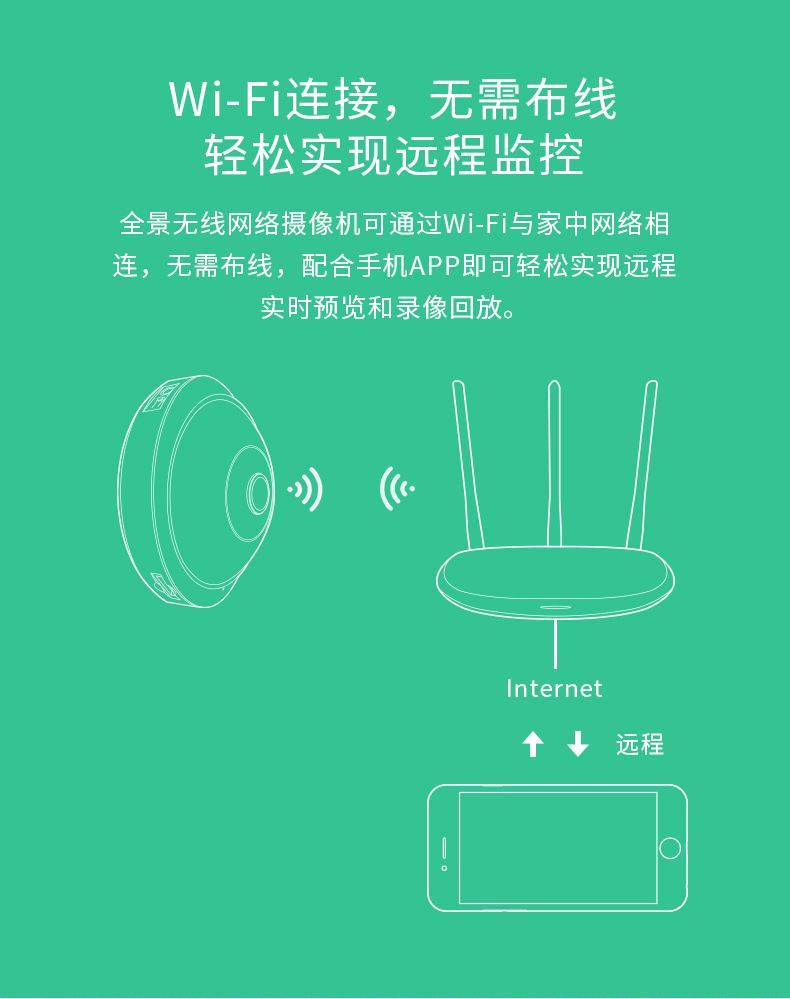TP-LINK balıkgözü kamera TL-IPC55A, 500W panoramik, HD kızılötesi