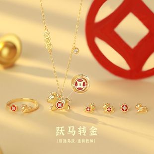 S999 gümüş Çin tarzı külçe kolye kadın moda zinciri
