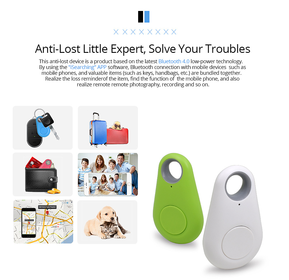 Bluetooth Anti-Lost Tracker, Bidirectional Finder