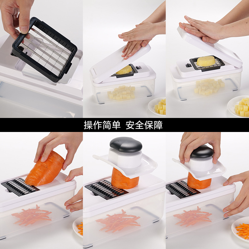 Multifunctional Vegetable Slicer Carrot Potato Cucumber