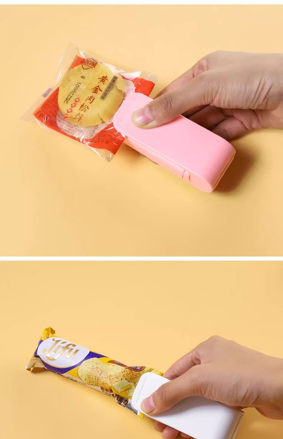 Mini plastik torba kapama makinesi, gıda koruma