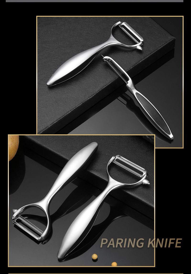 Zinc alloy peeler for potatoes and fruit