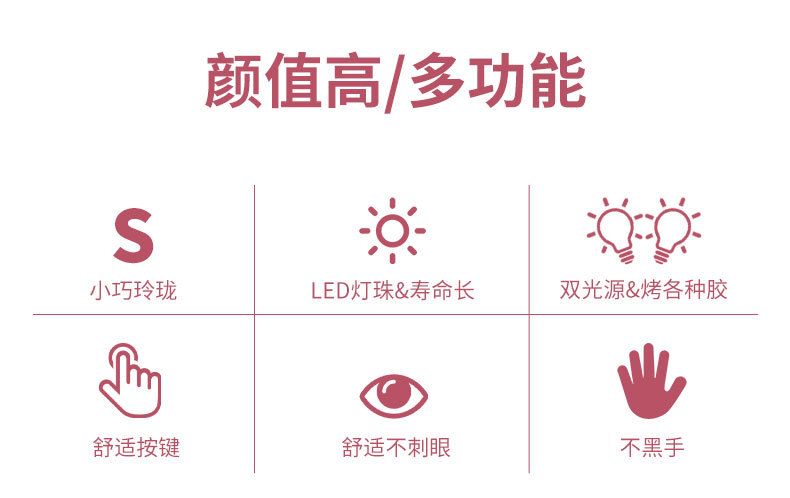 UV nail lamp, fast drying