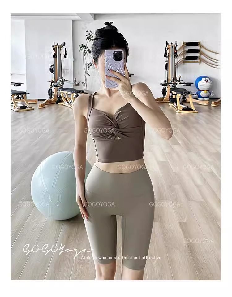 Kadın yoga pantolonu, yüksek belli, kalça kaldırmalı