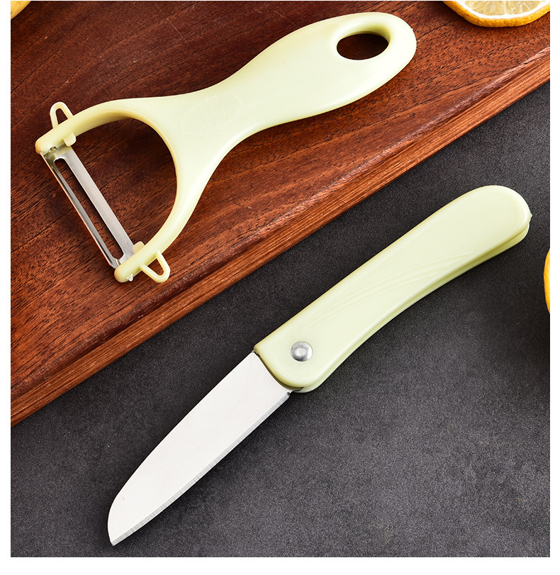 Vegetable and fruit peeler, two-piece set