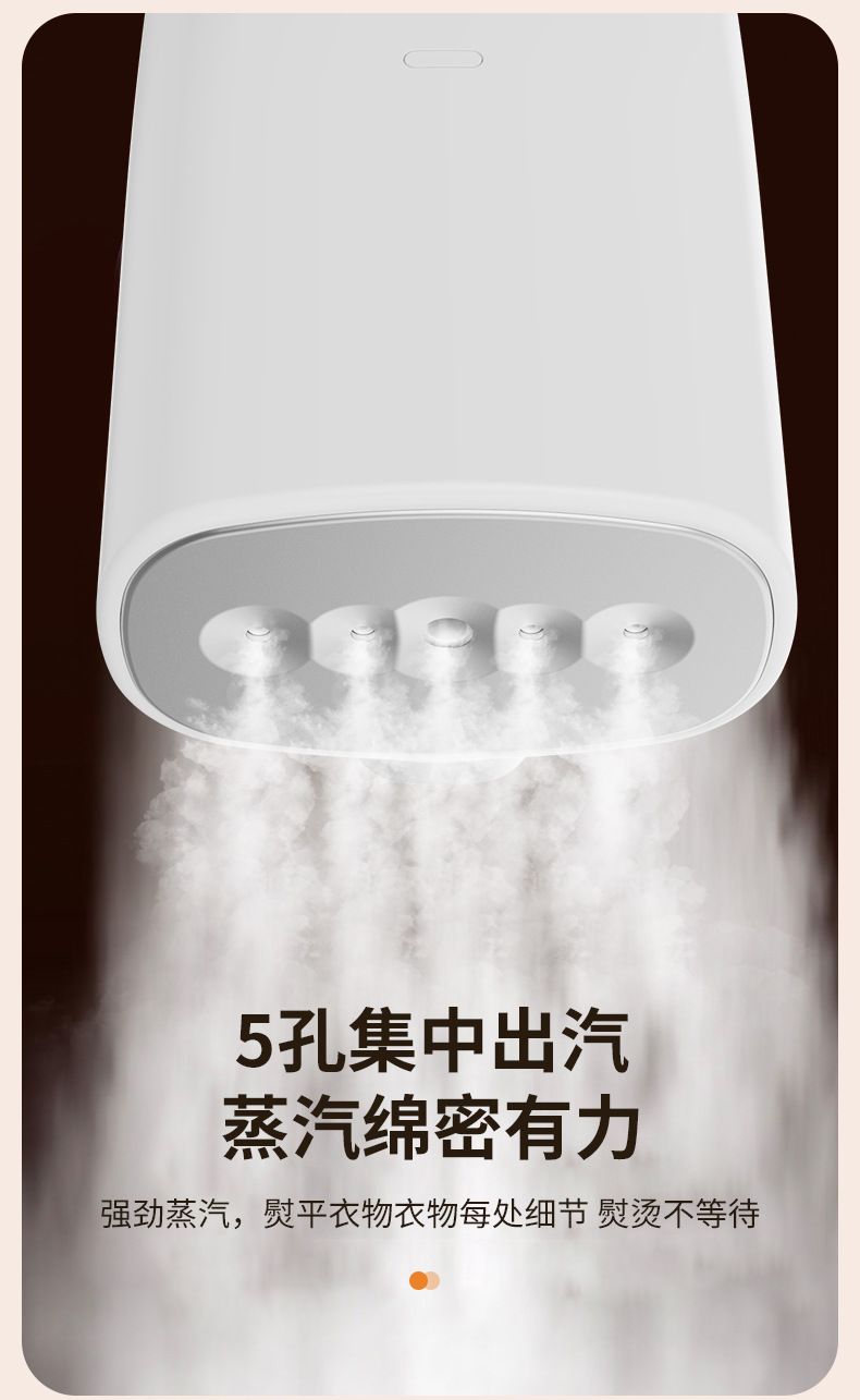 Foldable electric iron handheld portable steamer