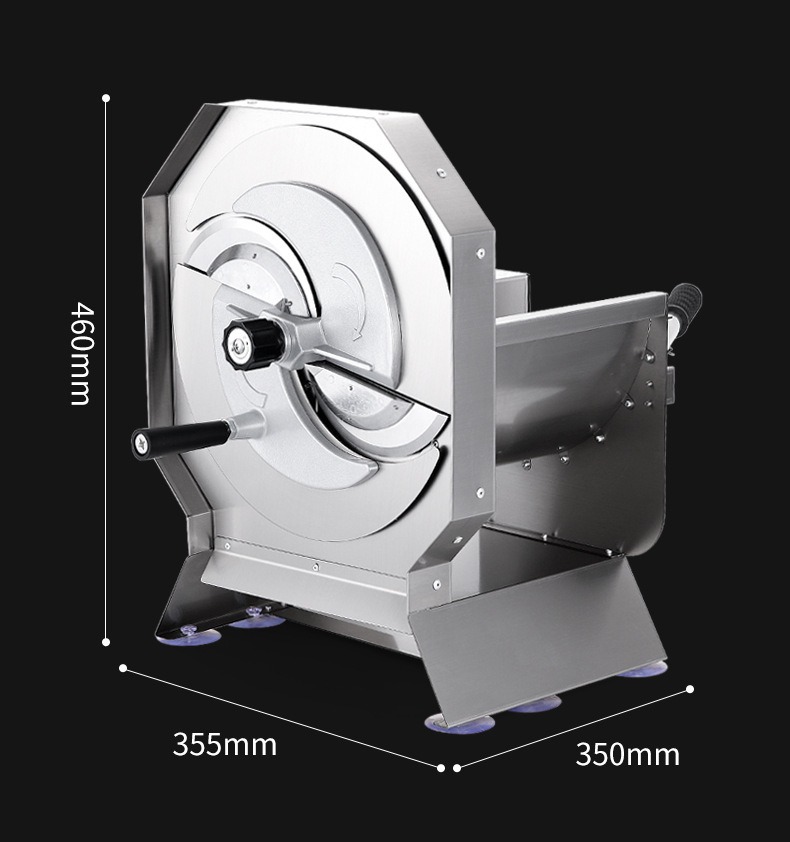 Commercial vegetable slicer for potato and lemon slicing