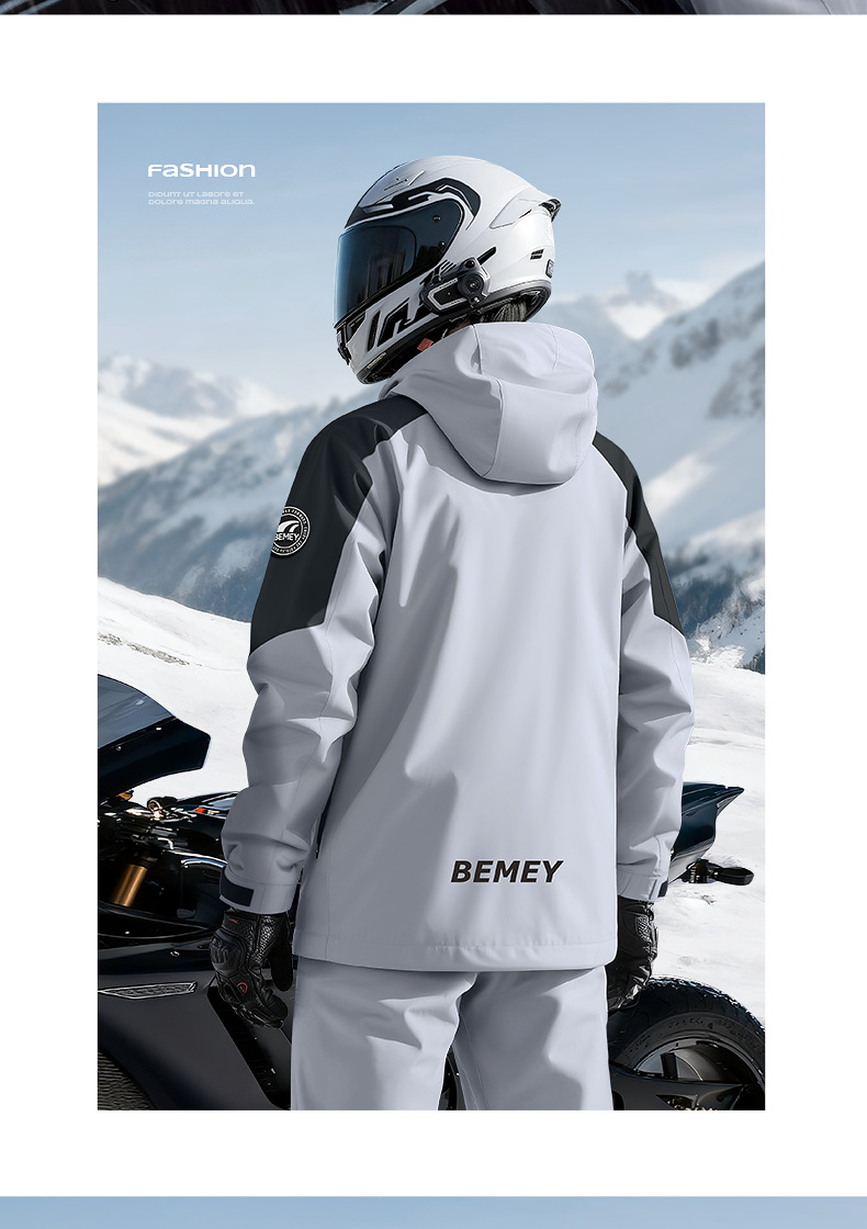 Beimei two-piece raincoat and pants set for cyclists PVC coated