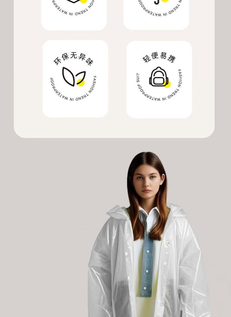 Thickened Raincoat Poncho Waterproof Full Body