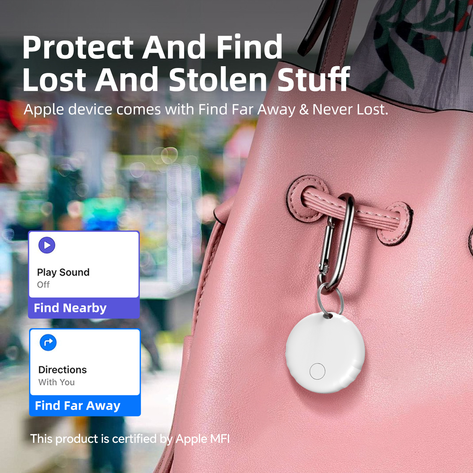 Findmy AirTag takip cihazı, yaşlı çocuk evcil hayvan için Bluetooth izleyici