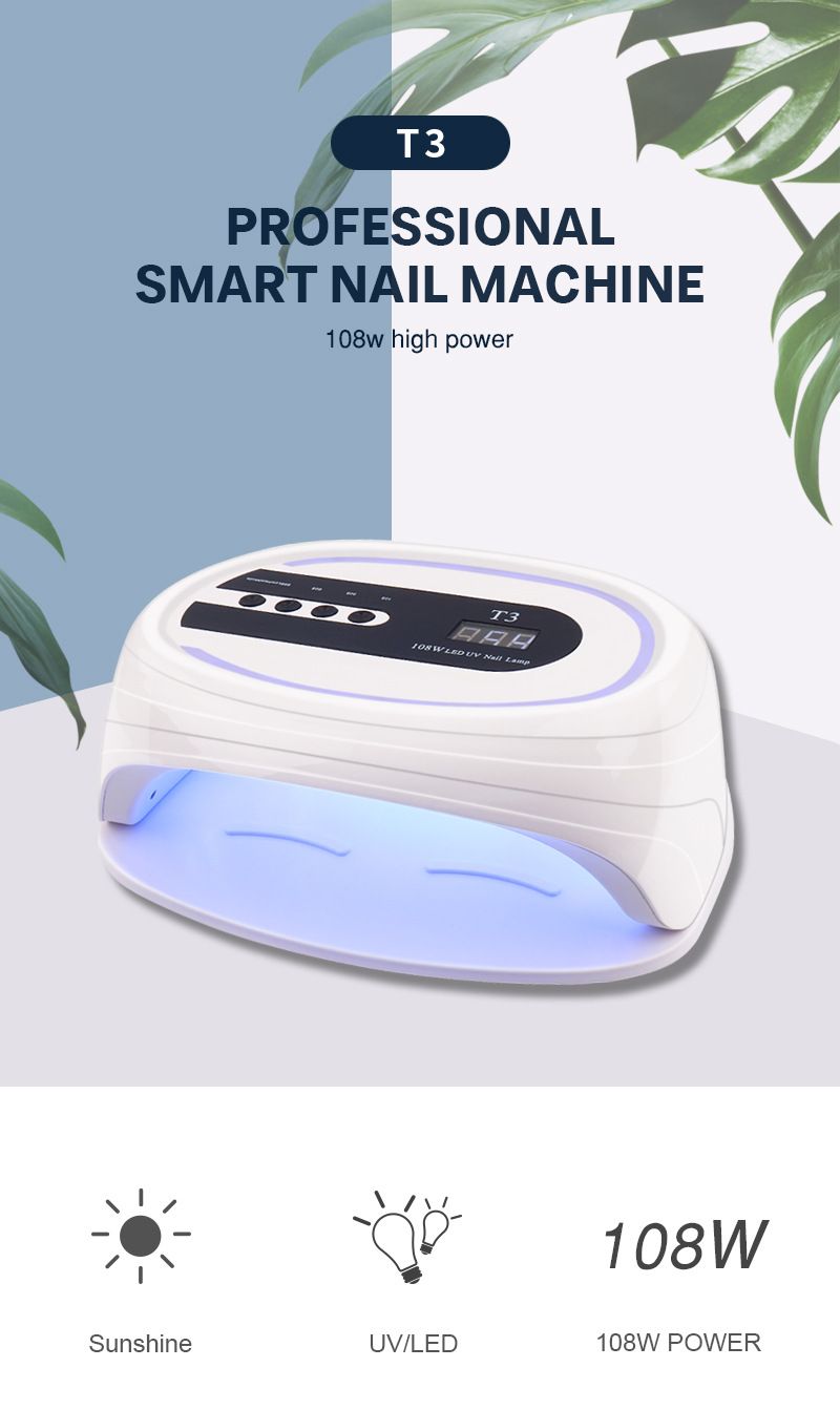 Nail UV lamp for simultaneous both hands curing