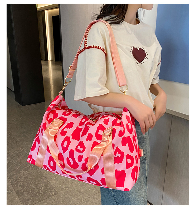 Travel Bag, Large Capacity Cow Print, Carry-on