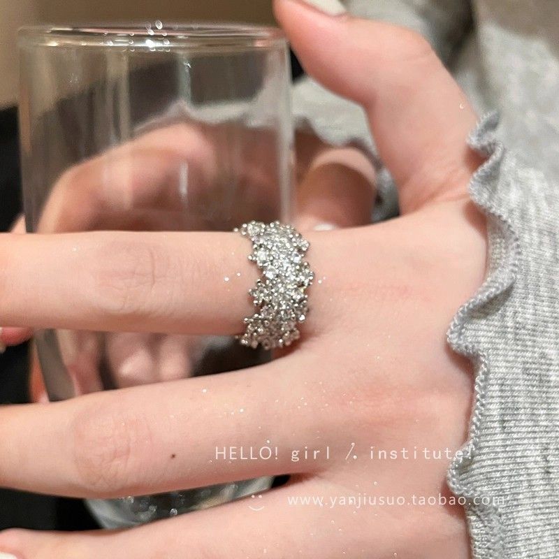 Zirkon-Stein-Ring für Frauen verstellbar