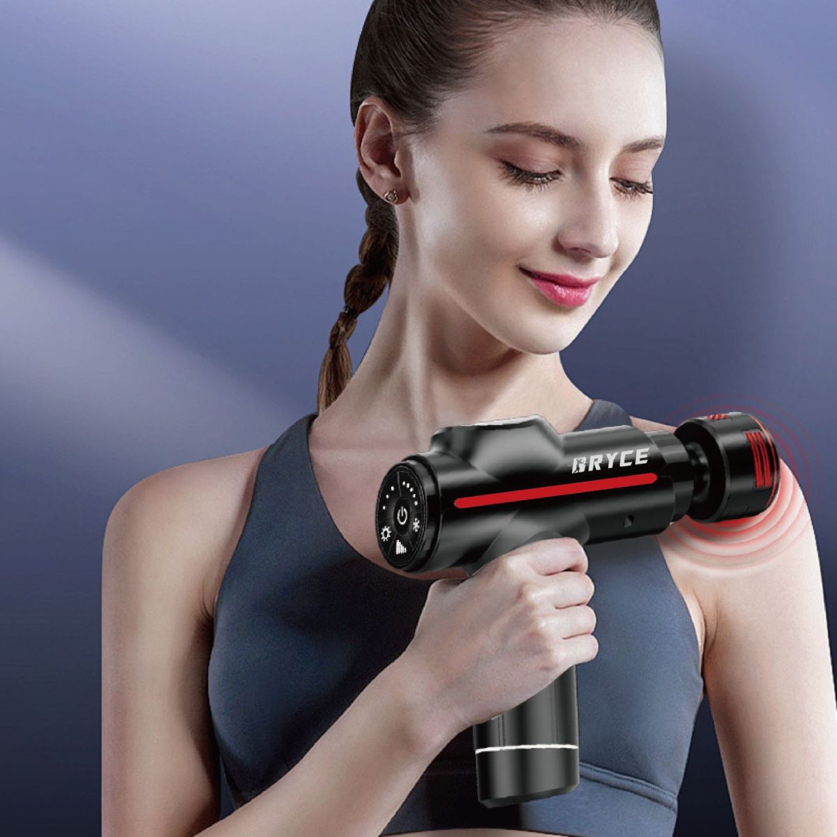 Infrared Hot Cold Fascia Gun Professional Muscle Relaxation Massage