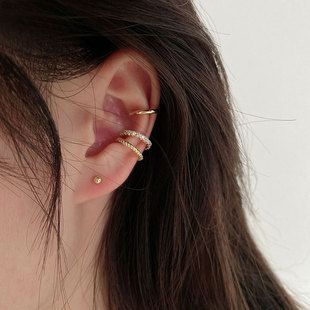 S999 sterling silver Hong Kong style hoop earrings, vintage