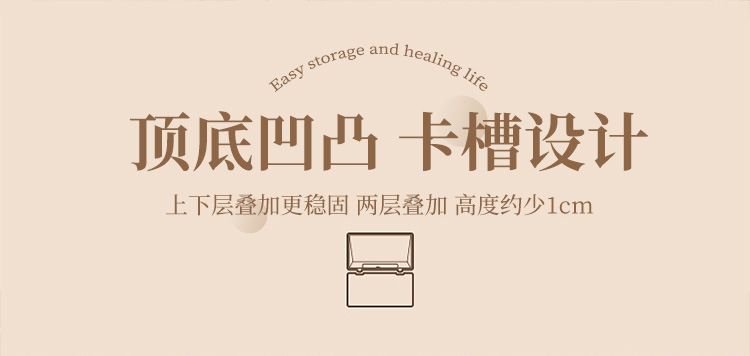 Storage box with drawers, multi-layer, transparent plastic